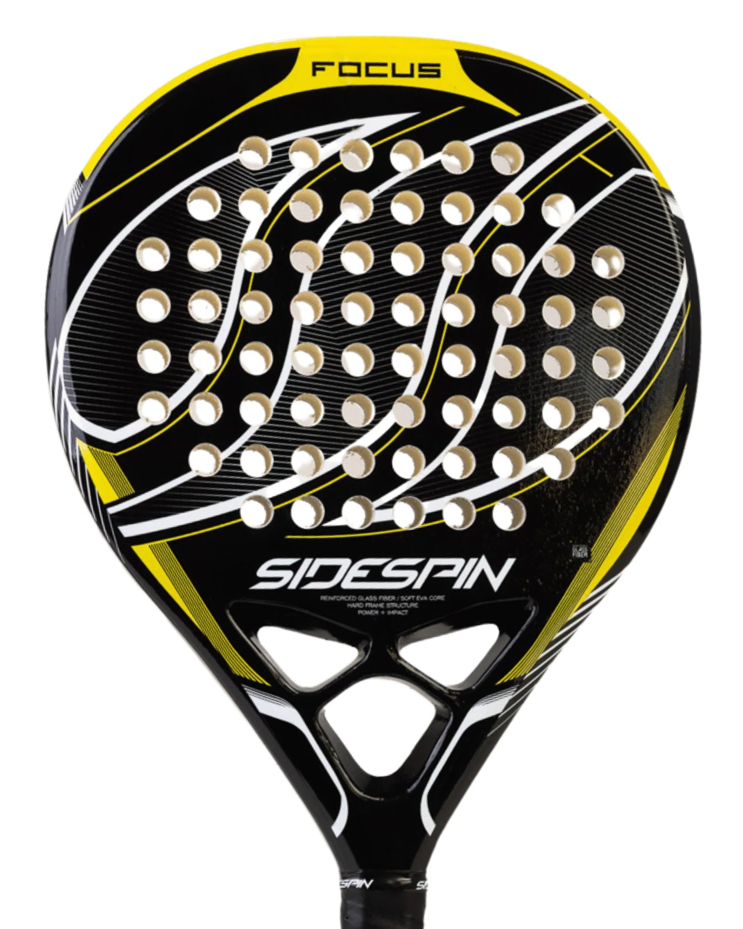 Paleta Sidespin Focus Amarilla Eva Fibra